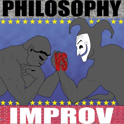 Philosophy vs. Improv Podcast Logo